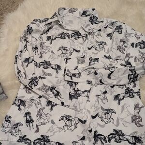 Horse Jockey Button down shirt